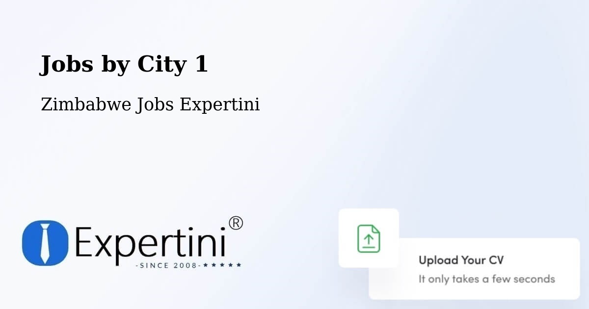 City Jobs in Zimbabwe - Expertini